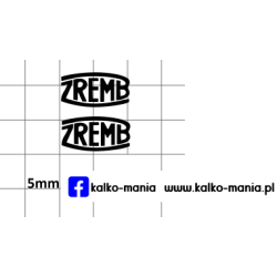 zremb logo kalkomania 1:43