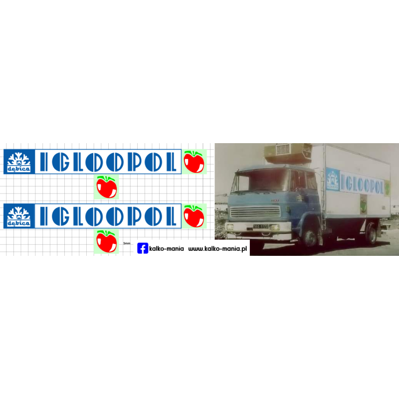liaz igloopol izoterma kalkomania 1:43