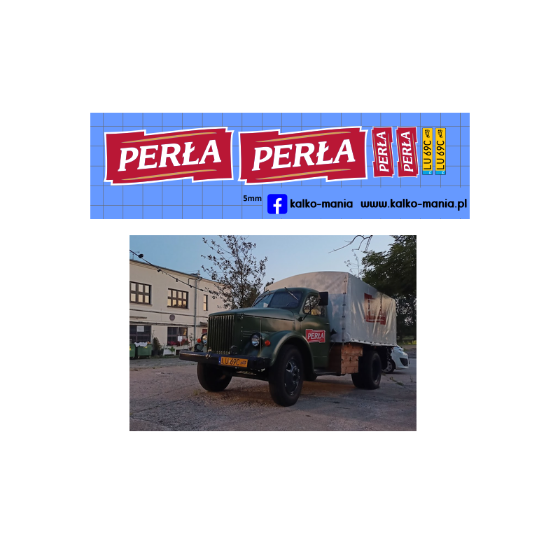 lublin 51 piwo perla kalkomania 1:43