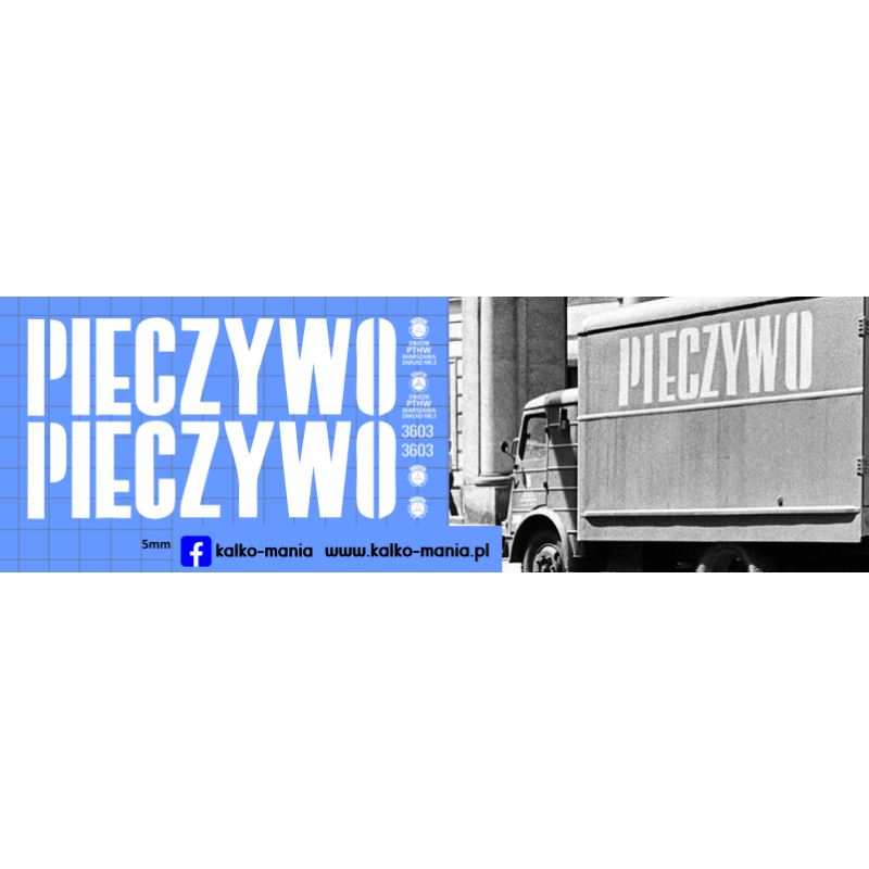 star 20 25 pieczywo pthw warszawa kalkomania 1:43