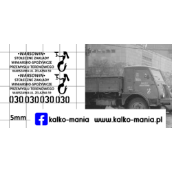 star 25 warsowin kalkomania...