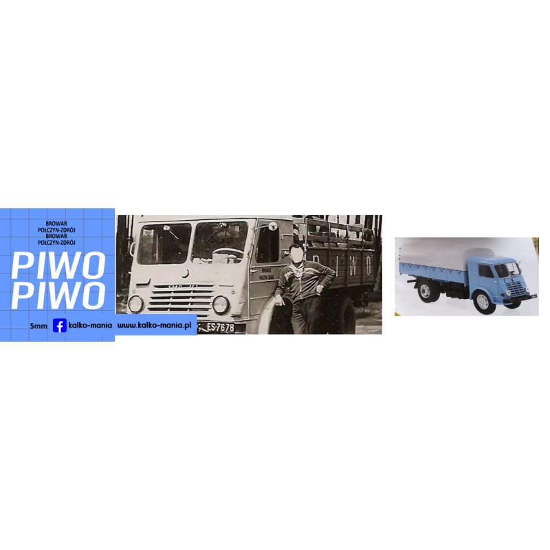 star piwo browar polczyn zdroj kalkomania 1:43