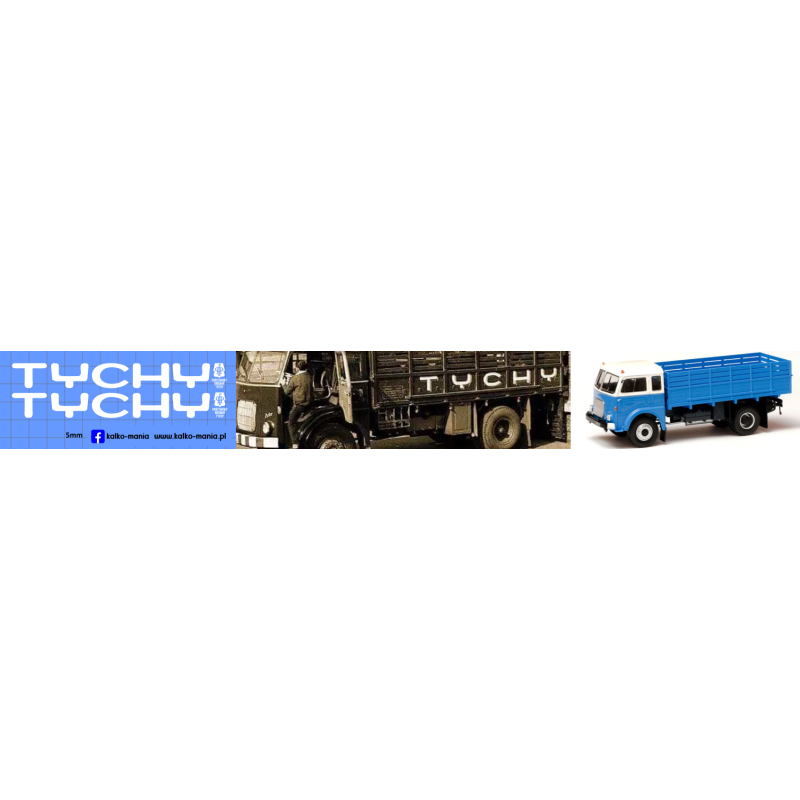 zubr a80 piwo browar tychy kalkomania 1:43
