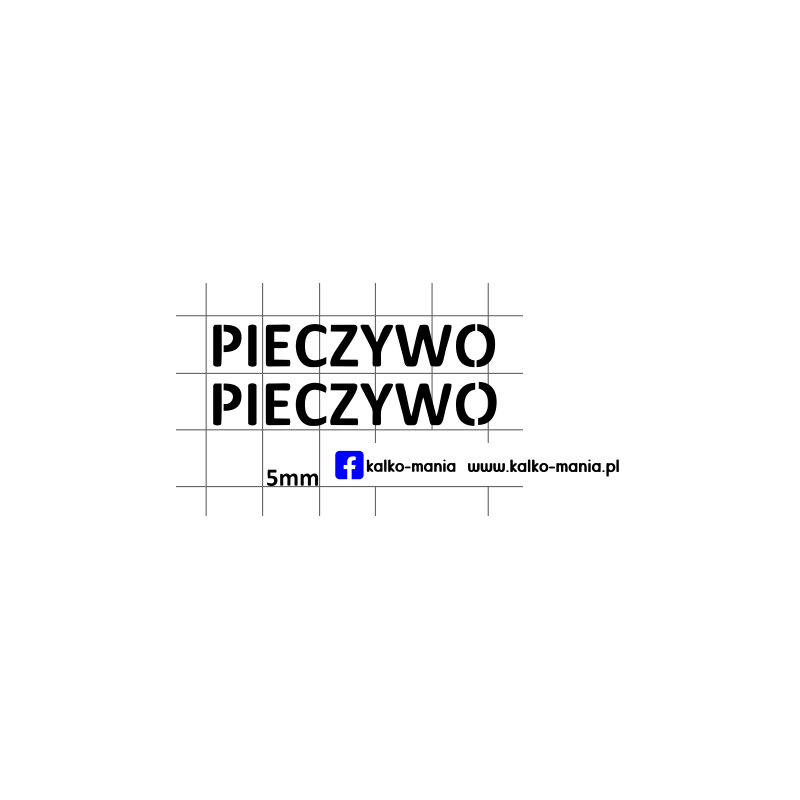 zuk piekarnia pieczywo kalkomania 1:43
