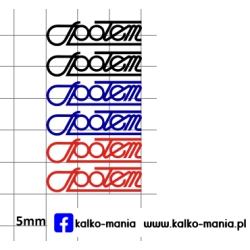 zuk spolem logo kalkomania...