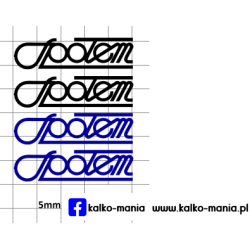 zuk spolem logo kalkomania...