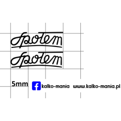 zuk spolem logo kalkomania...