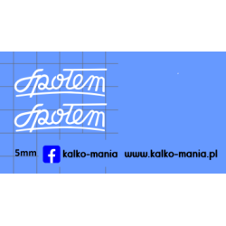 zuk spolem logo kalkomania...