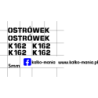 koparko ladowarka ostrowek k162 kalkomania 1:43