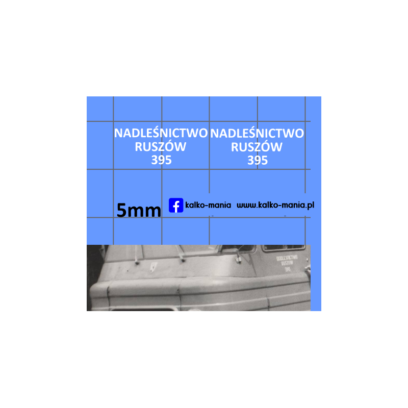 zuk nadlesnictwo ruszow kalkomania 1:43
