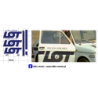 fiat 126p lot lotniskowy kalkomania 1:43