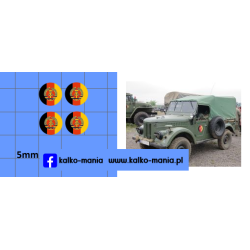 gaz uaz wojsko ddr logo...
