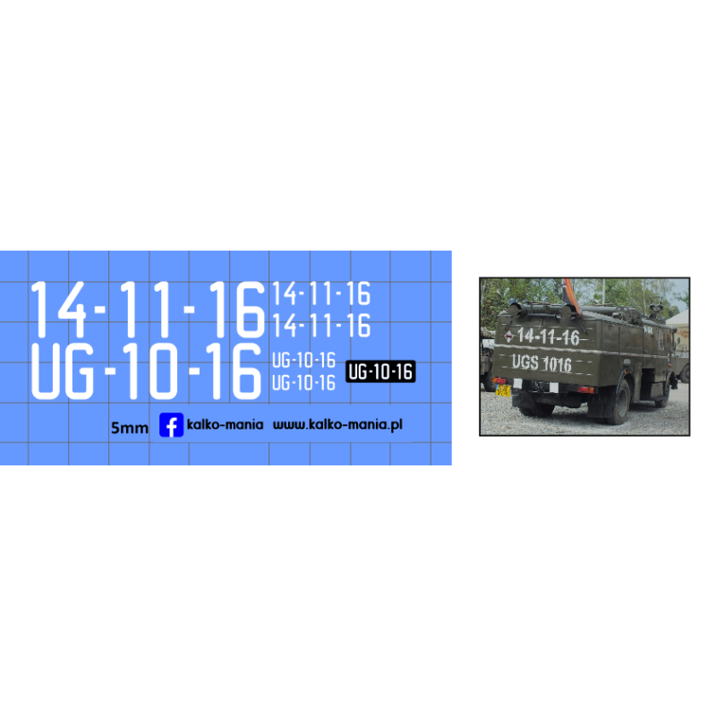 jelcz 003 star 25 straż wojskowa lwp kalkomania 1:43