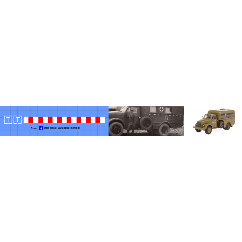 lublin 51 sanitarka kalkomania 1:43