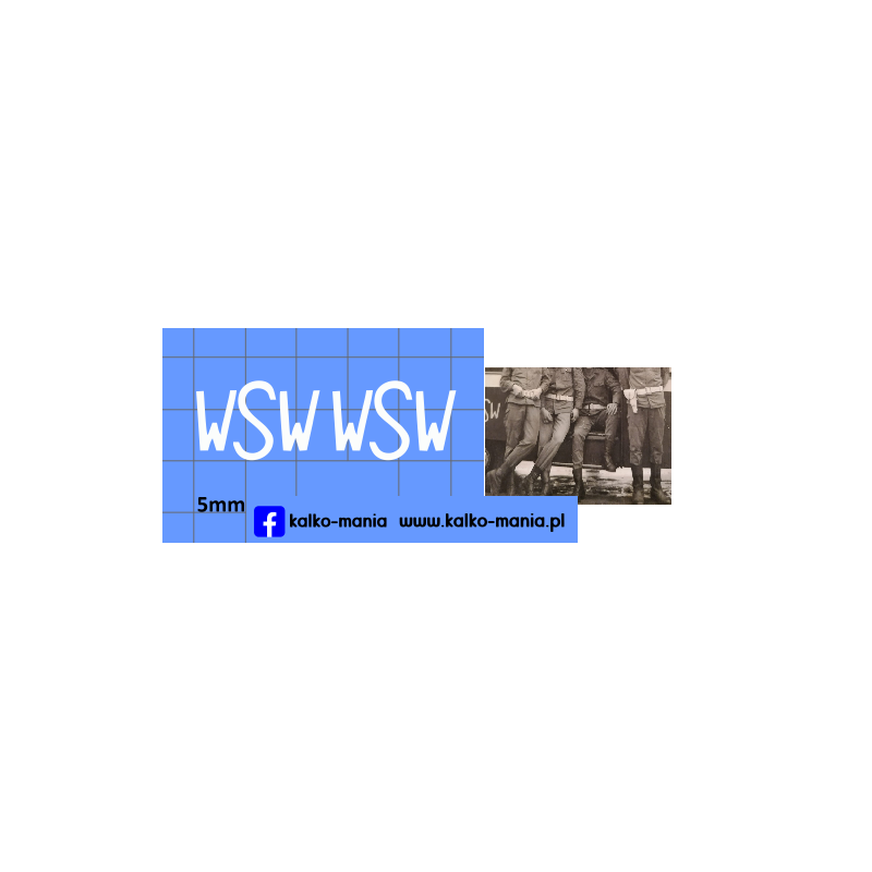 nysa wsw wojsko lwp kalkomania 1:43