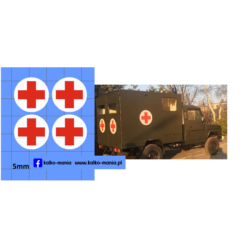 tarpan honker ambulans lwp kalkomania 1:43