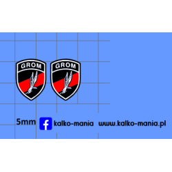 wojsko grom logo kalkomania...