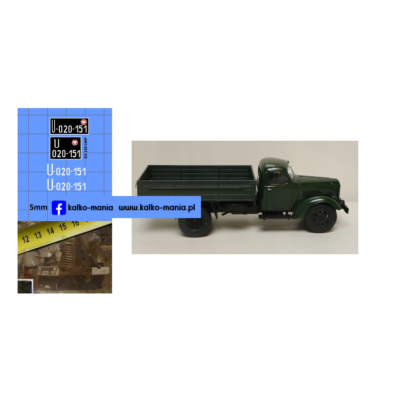 zis 150 lwp kalkomania 1:43