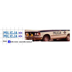 milicja fiat 125p drogowka...