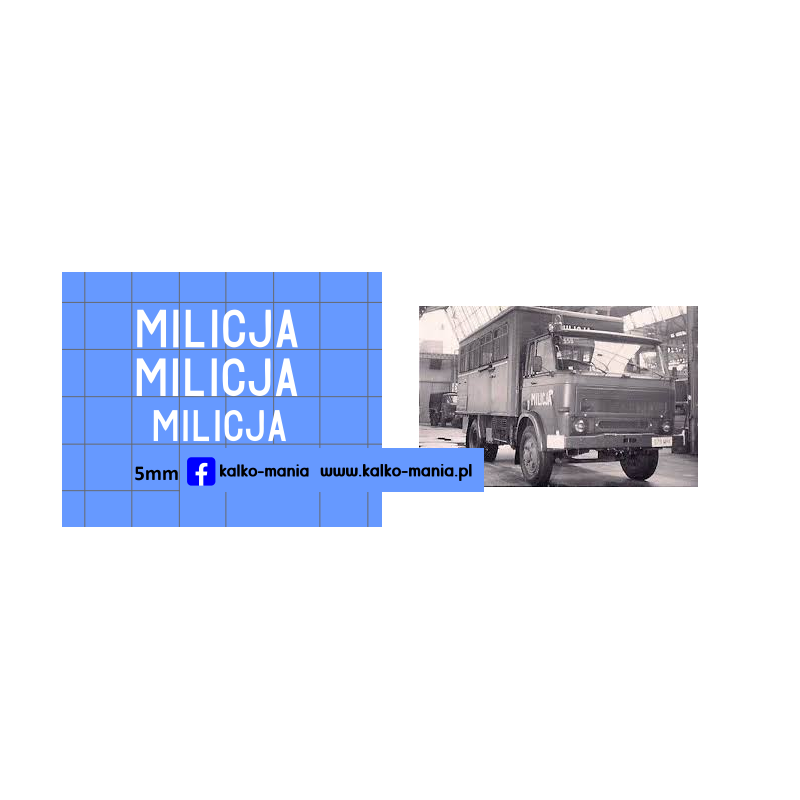 milicja star 28 29 200 244 kalkomania 1:43