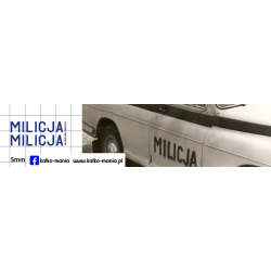 milicja warszawa kalkomania...
