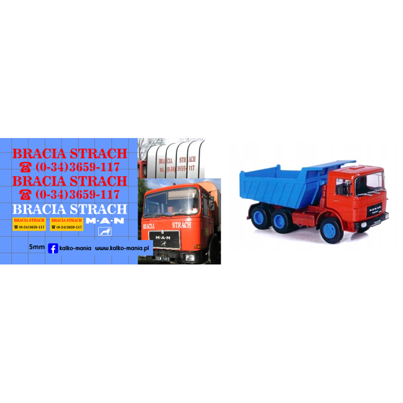 roman man diesel bracia strach mpo kalkomania 1:43