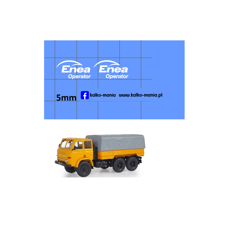 star 266 enea logo kalkomania 1:43