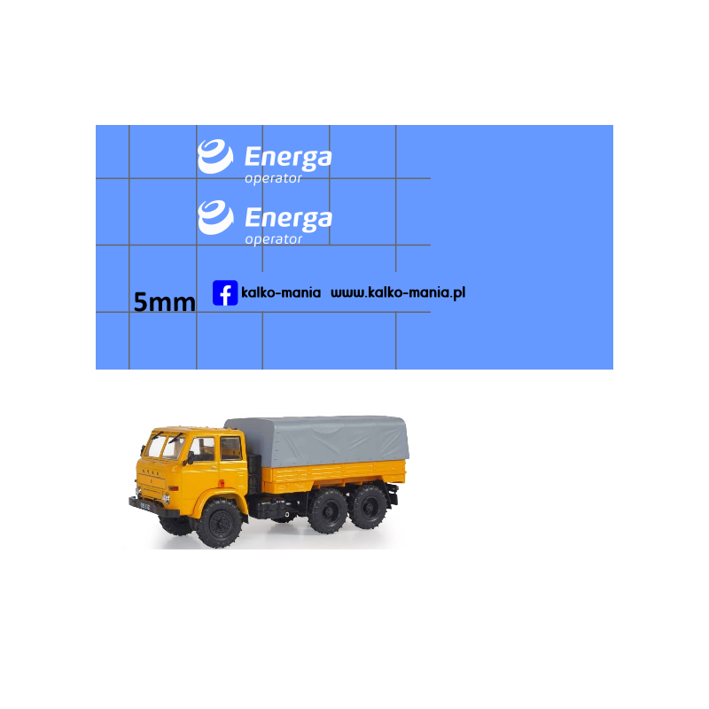 star 266 energa logo kalkomania 1:43