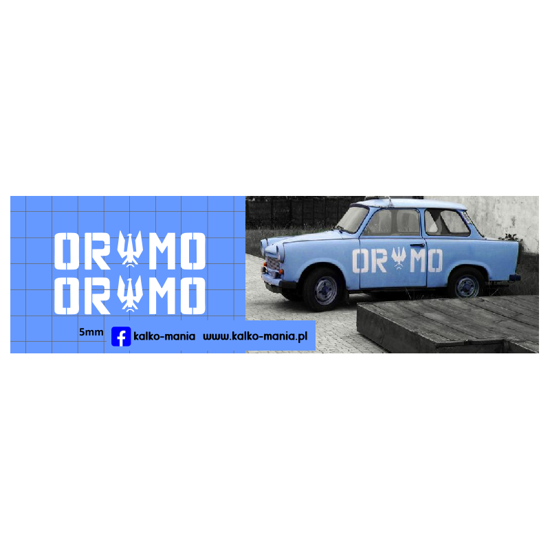 trabant ormo kalkomania 1:43