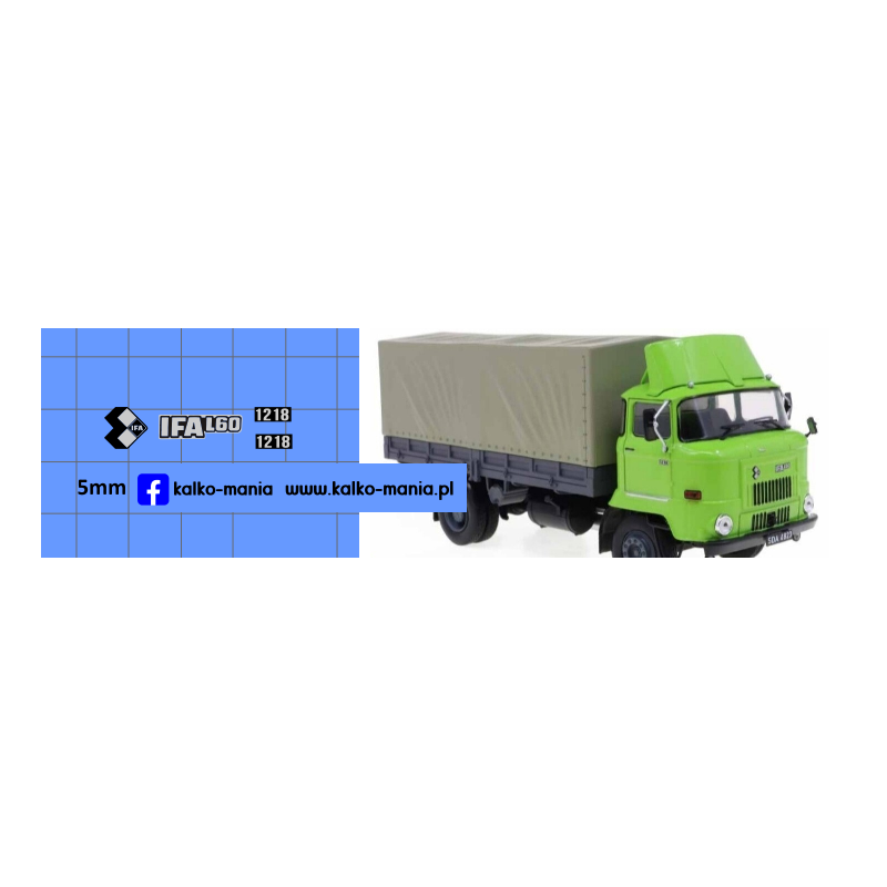 ifa l60 logo logo kalkomania 1:43
