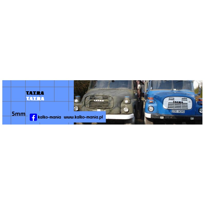 tatra 148 oznaczenia logo kalkomania 1:43