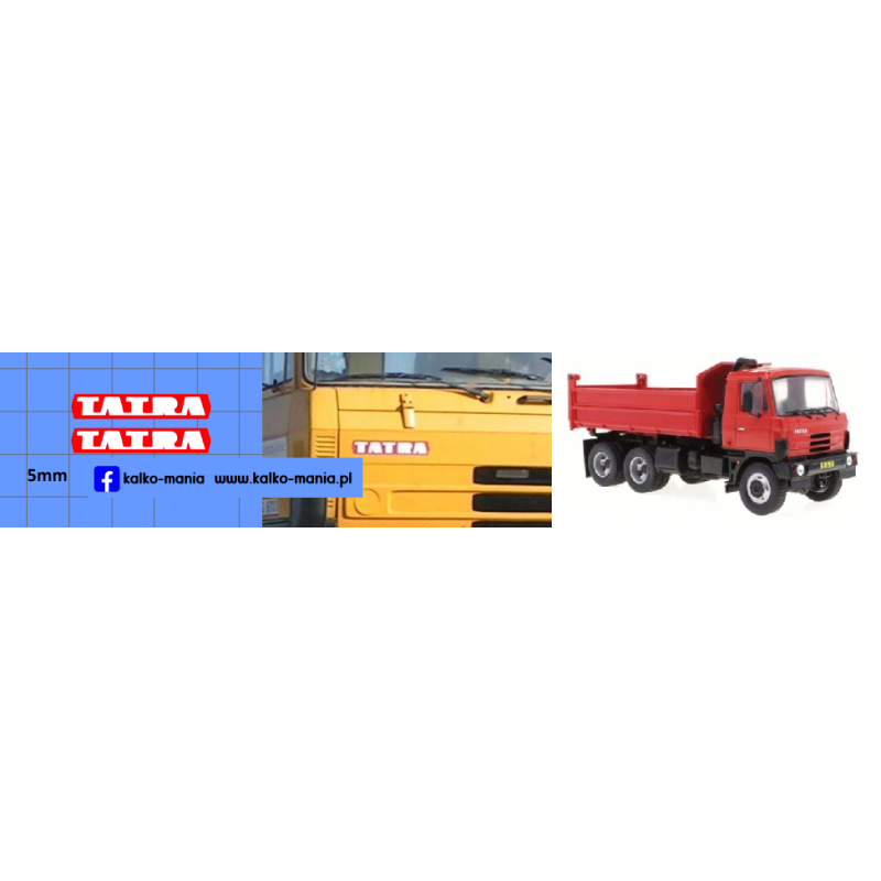 tatra 815 logo kalkomania 1:43