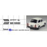 trabant 1 1 polo logo kalkomania 1:43
