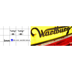 wartburg logo kalkomania 1:43