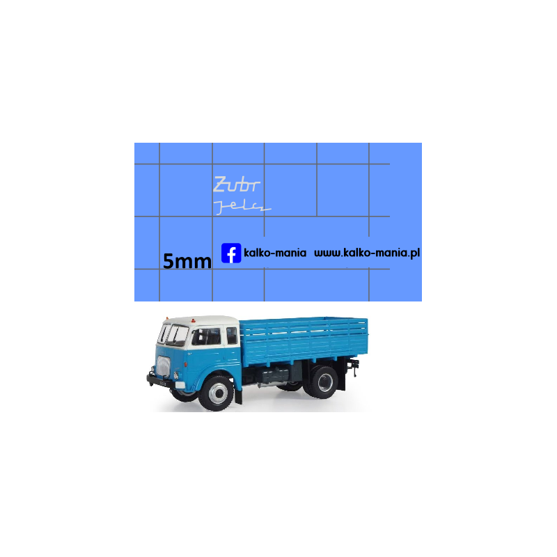 zubr a80 logo kalkomania 1:43