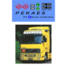 pekaes volvo fh380 blonie kalkomania 1:43