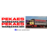 pekaes warszawa volvo f89 kalkomania 1:43