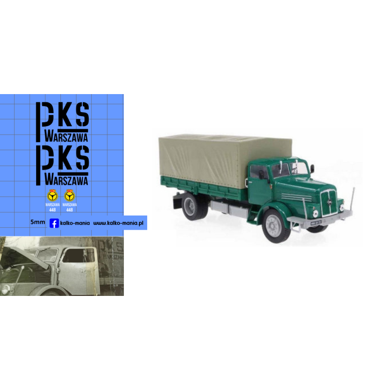 ifa h6 pks warszawa kalkomania 1:43