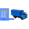 ifa w50 pks warszawa kalkomania 1:43