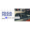 fiat 125p policja kalkomania 1:43