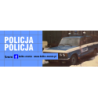 fiat 125p policja kalkomania 1:43
