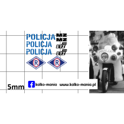 mz etz 251 policja drogowka...