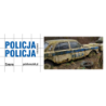 volga wolga m24 policja kalkomania 1:43