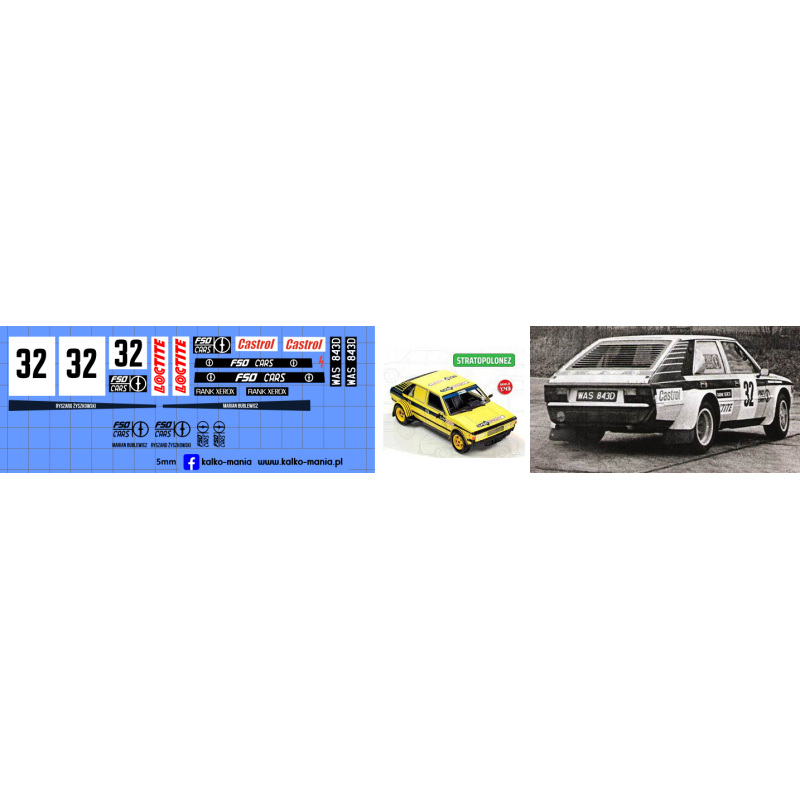 polonez stratopolonez barborka bublewicz kalkomania 1:43