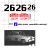 syrena 104 varisella rajd polski 1962 kalkomania 1:43