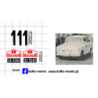 trabant 101 spychalski rajd polski 1965 kalkomania 1:43