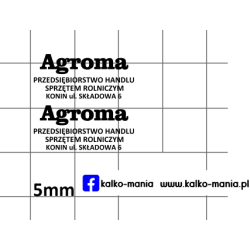 agroma konin kalkomania 1:43