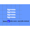 agroma logo kalkomania 1:43