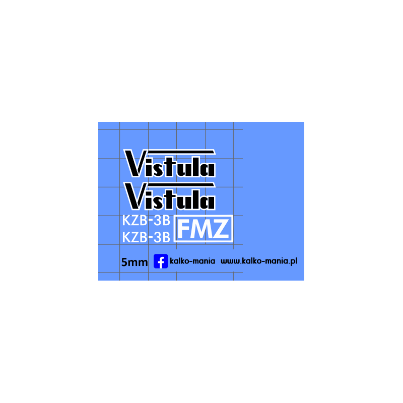 kombajn vistula kzb 3b kalkomania 1:43