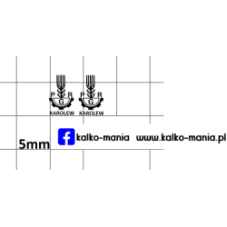 pgr karolew logo kalkomania...